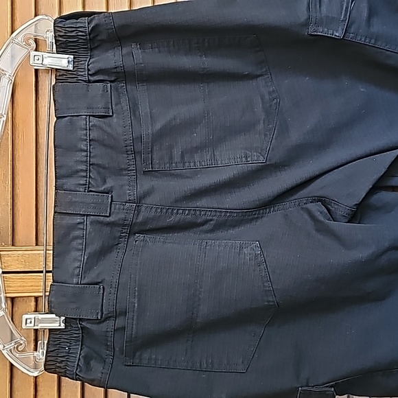 CQR Utility Cargo Pants elastic waist water resistant hiking tactical 36x27 shor - Picture 9 of 12